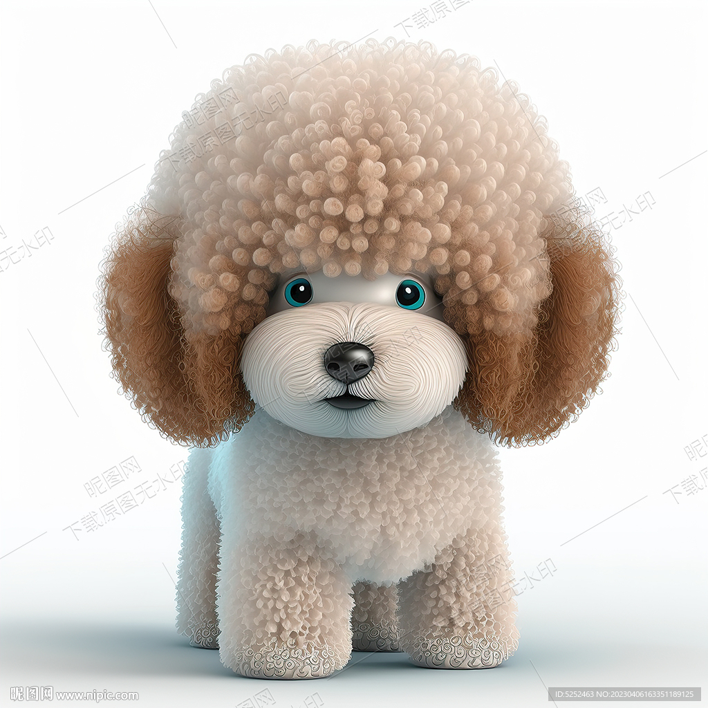 萌萌的贵宾犬