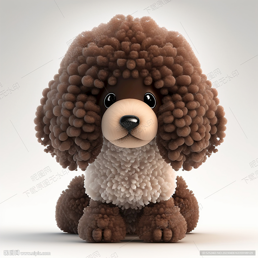 萌萌的贵宾犬