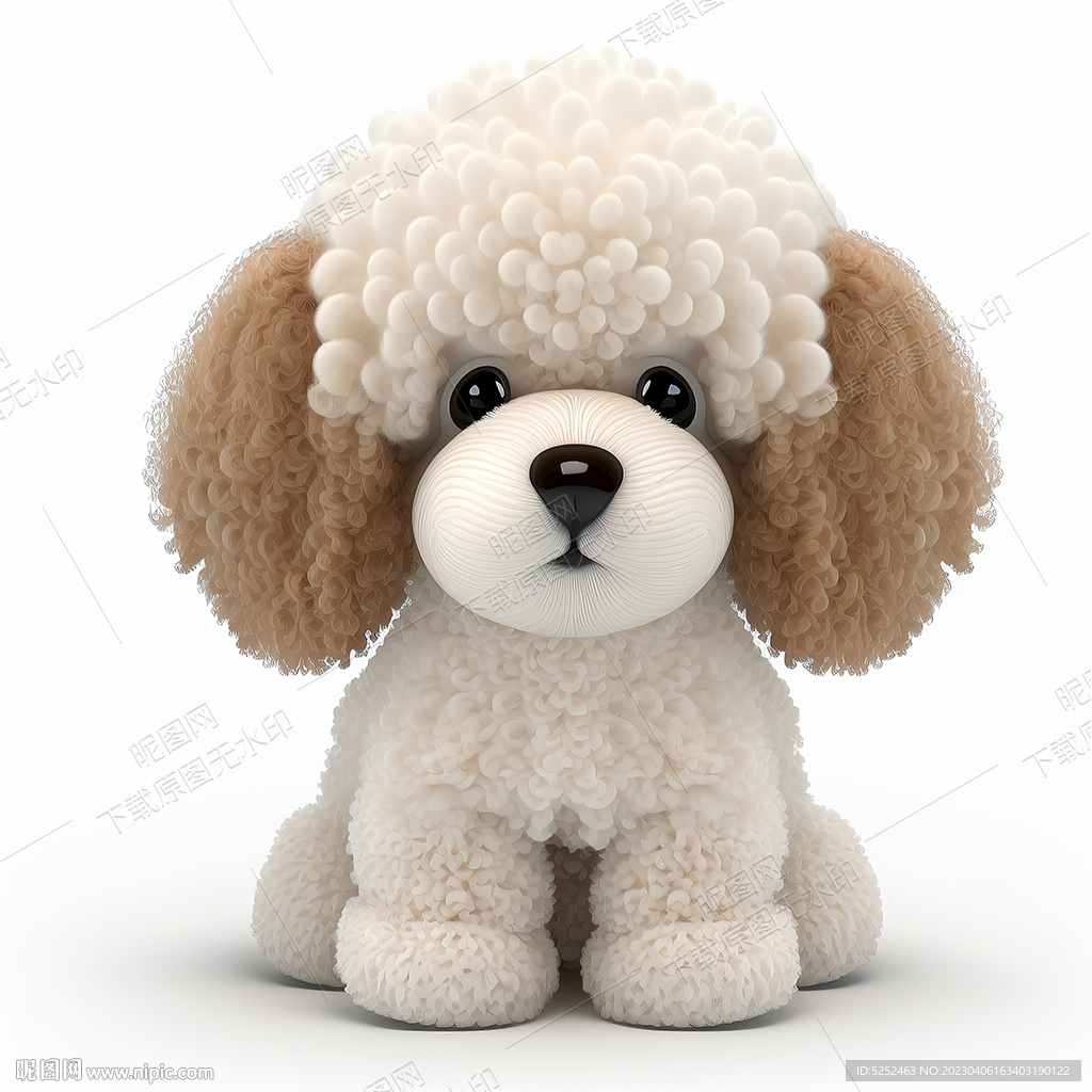可爱的贵宾犬