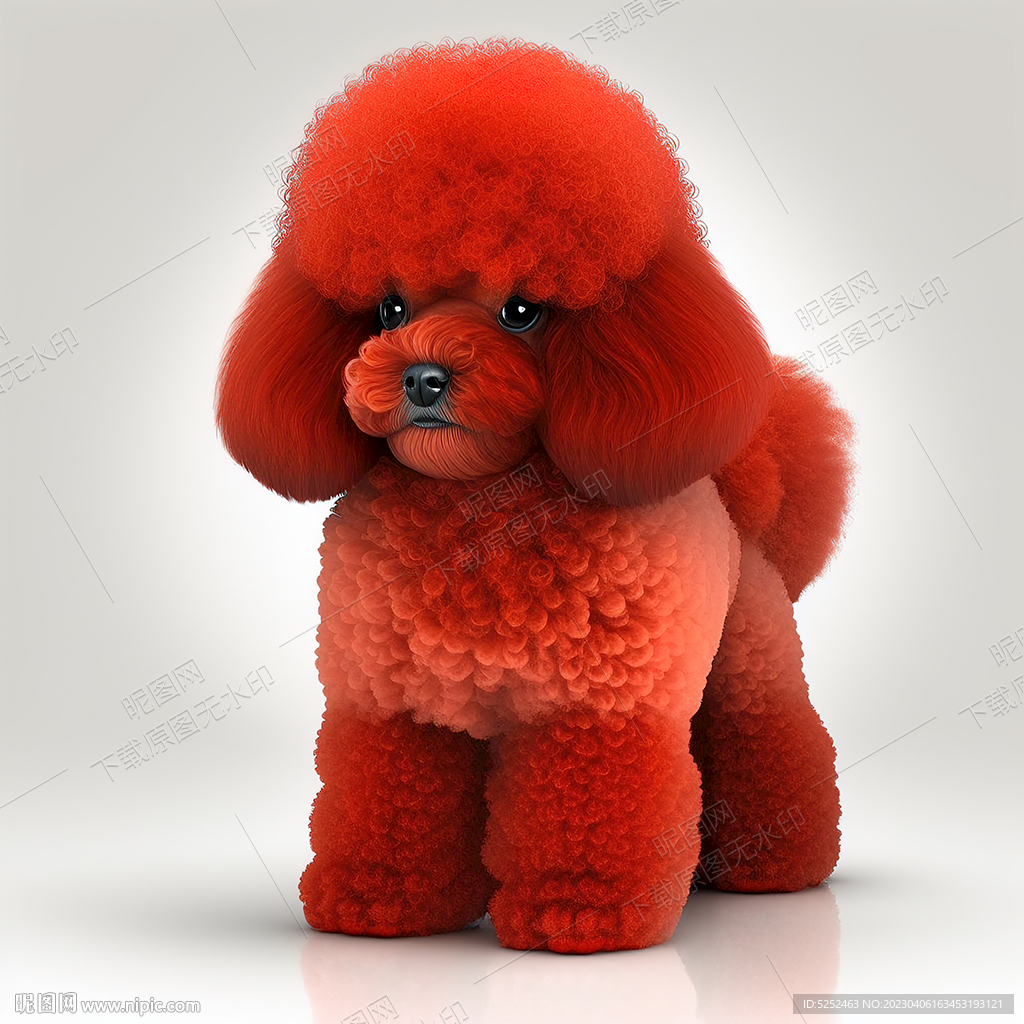 红贵宾犬