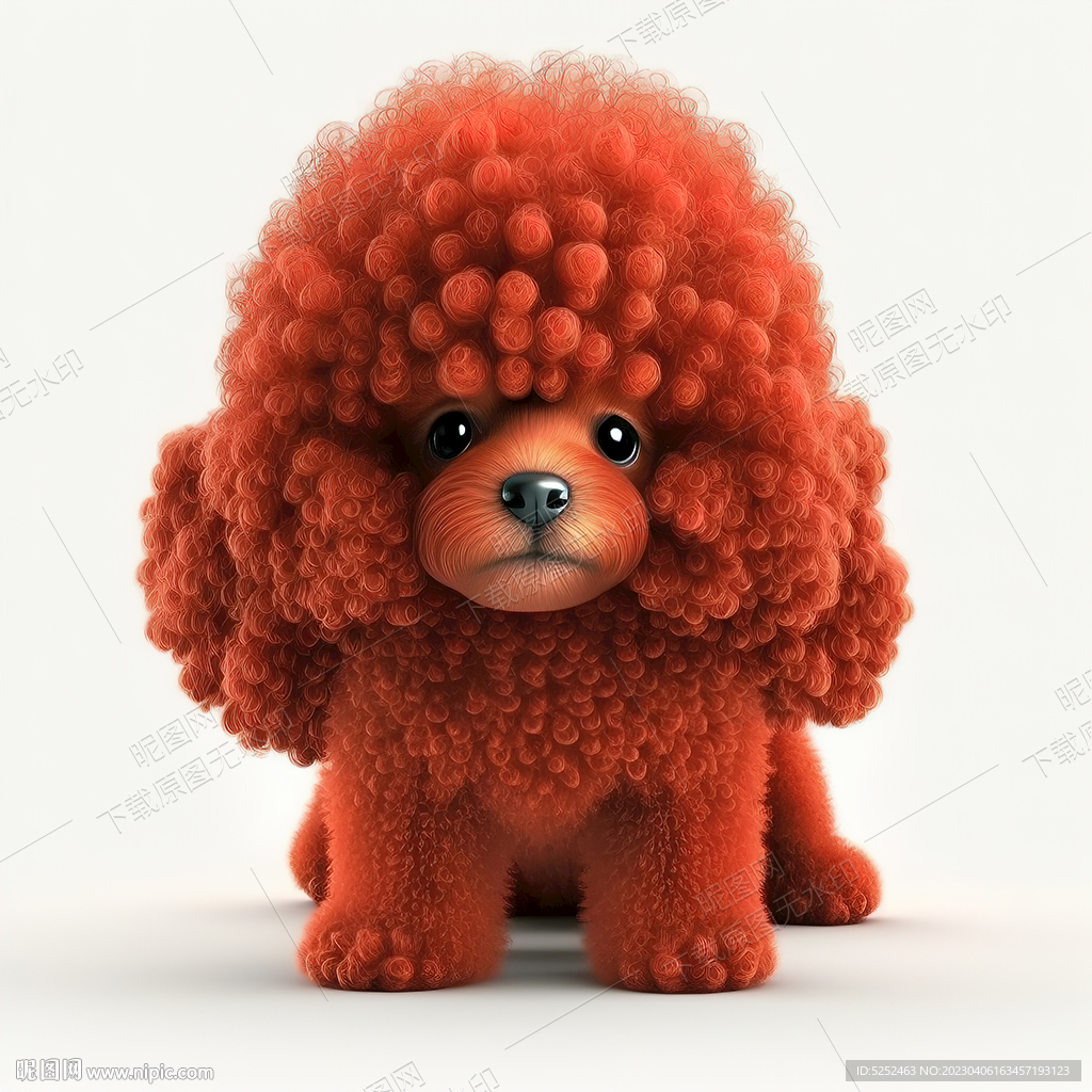 高清红贵宾犬