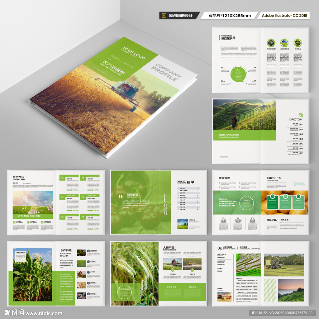 农业合作社画册