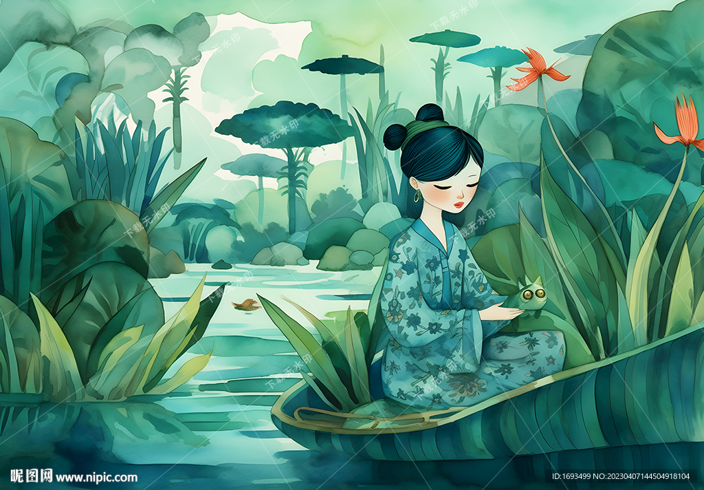 夏天插画
