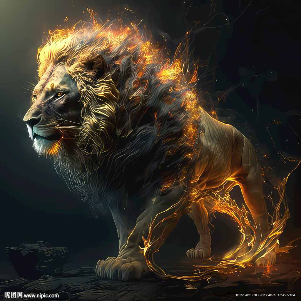 火烧狮子