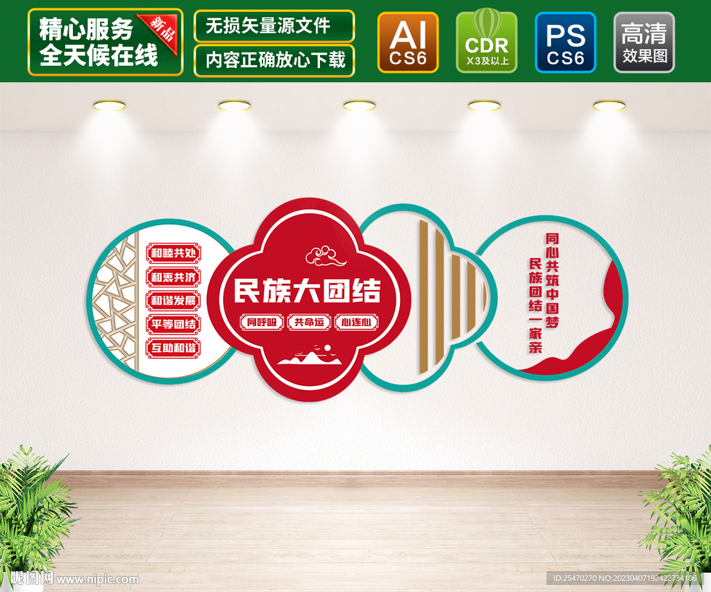 民族大团结文化墙
