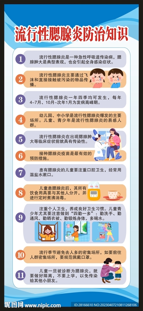 健康教育知识展架