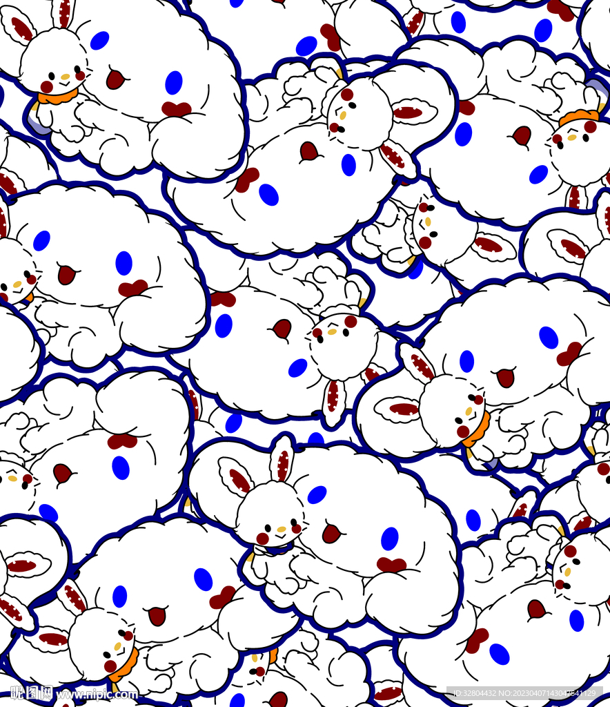 卡通 印花 大耳朵