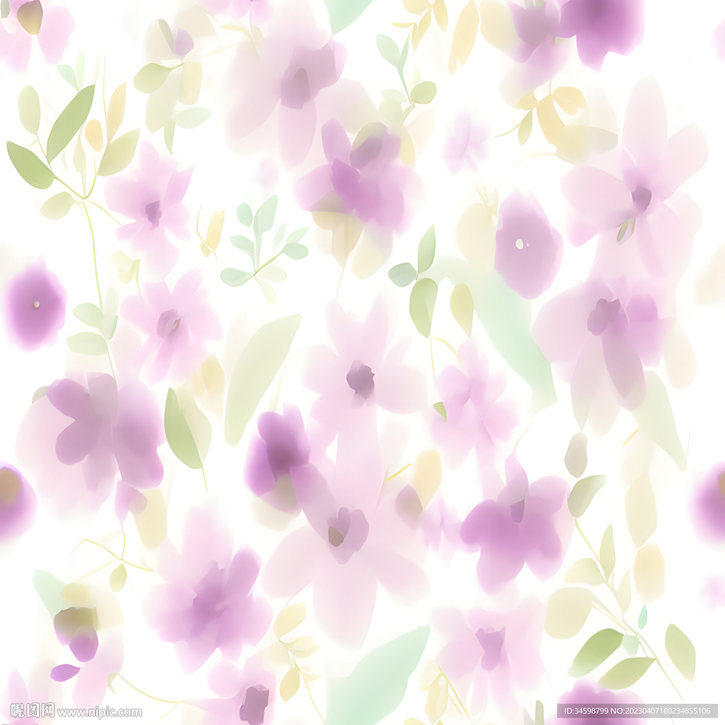 油画花