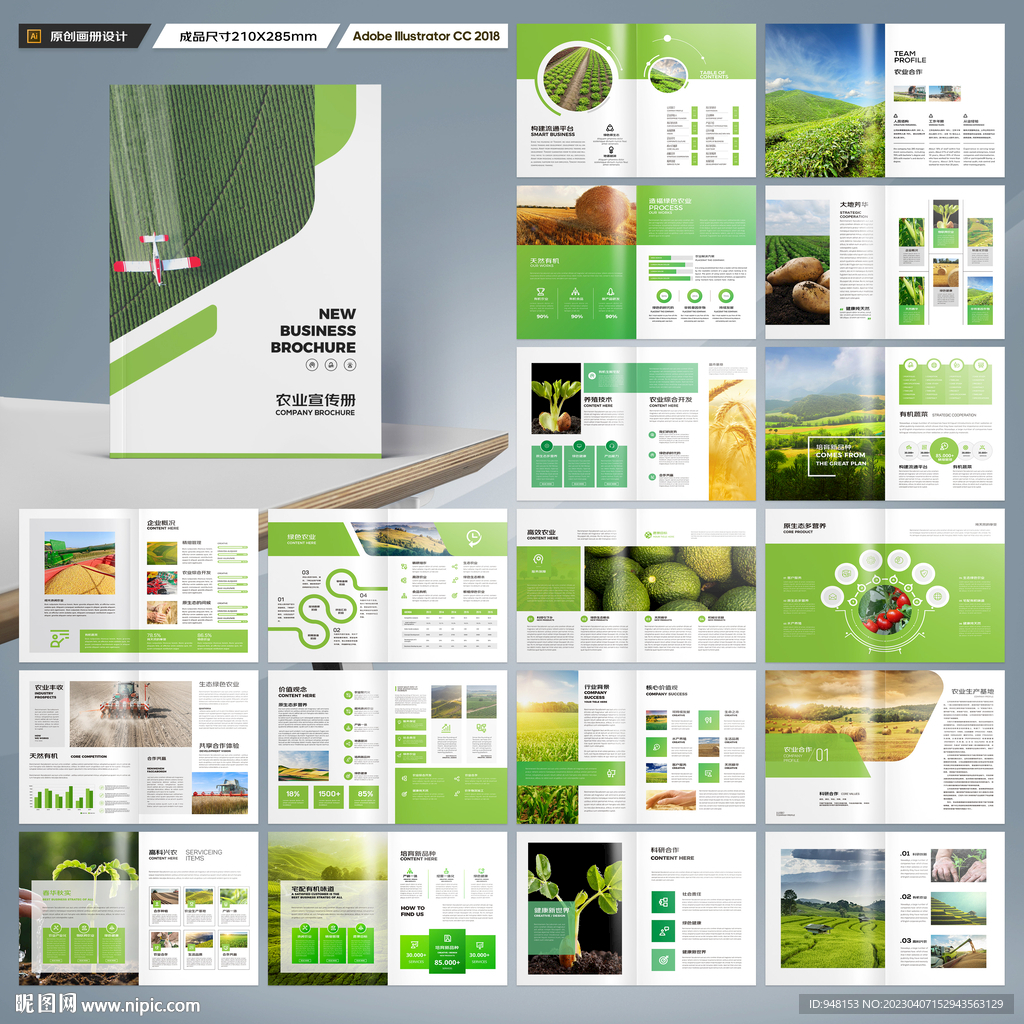 农业合作社画册