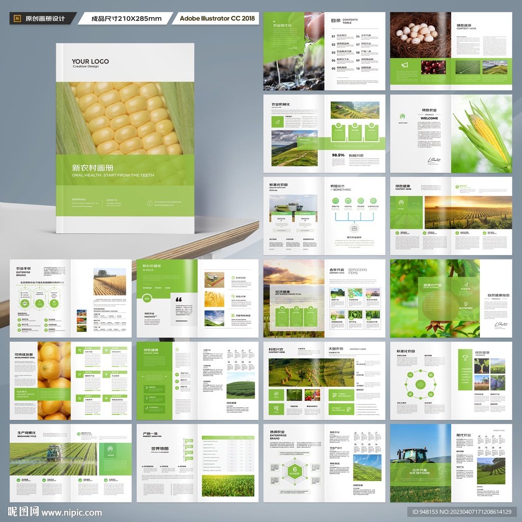 农业合作社画册