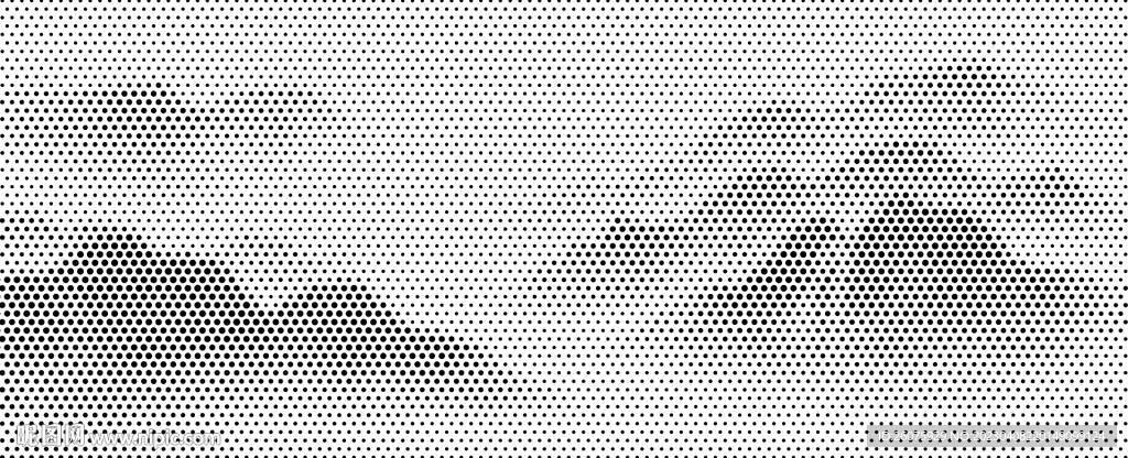 激光圆点镂空山水