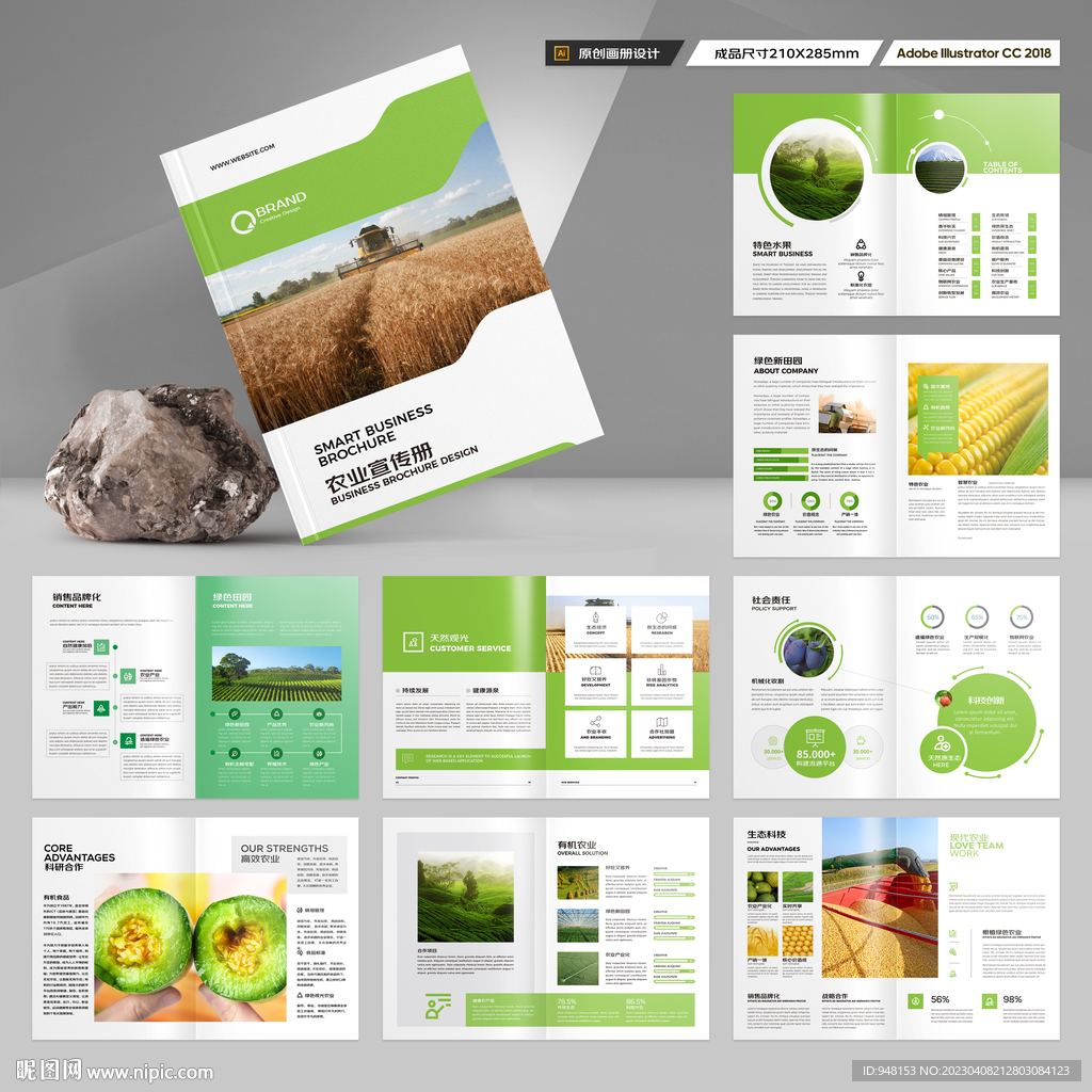 农业合作社画册