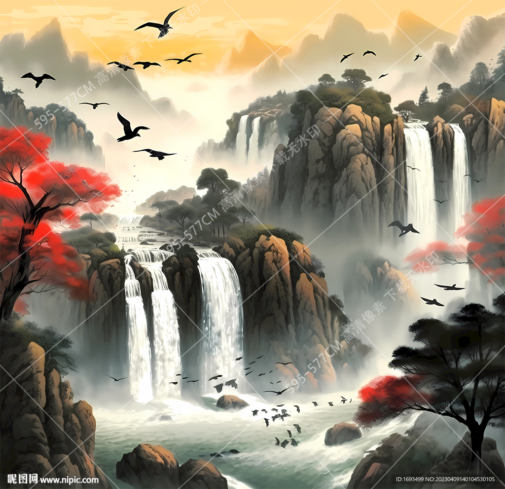 高清山水画