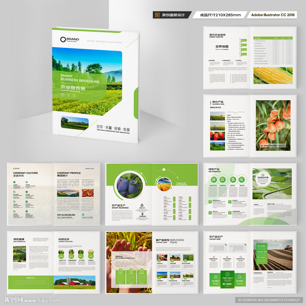 农业合作社画册