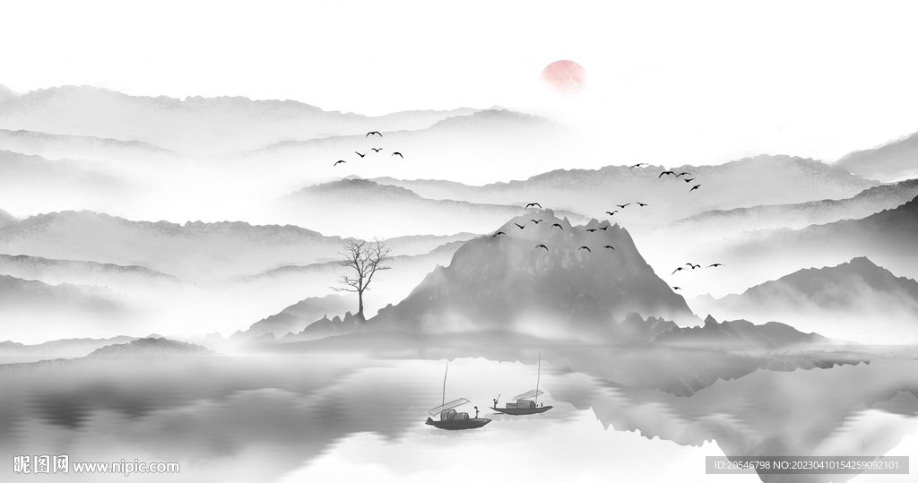 水墨山水