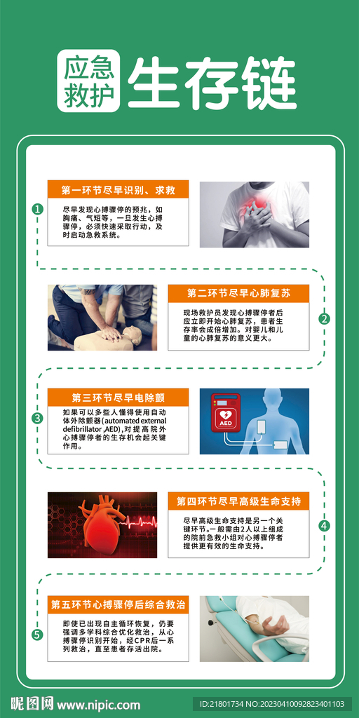 应急救护   生存链