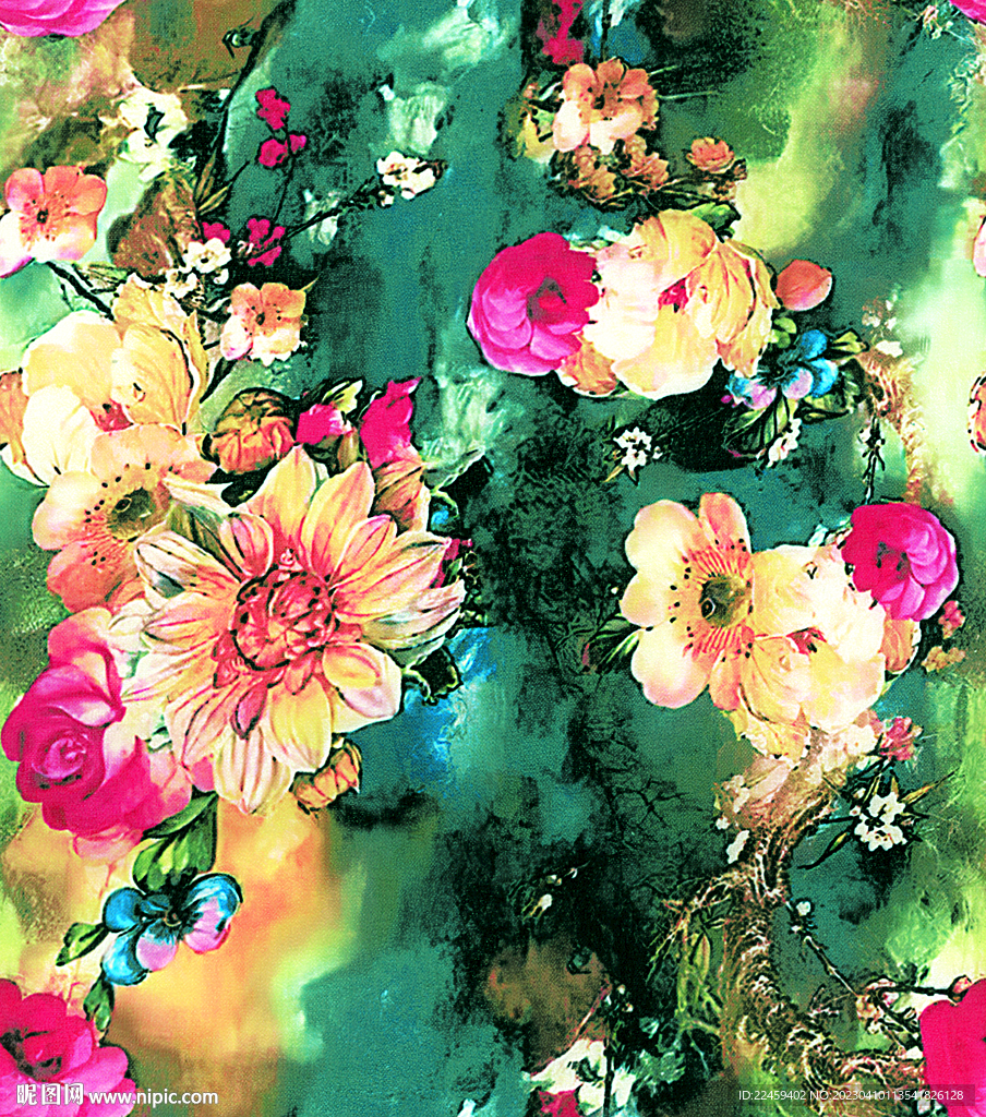 手绘花