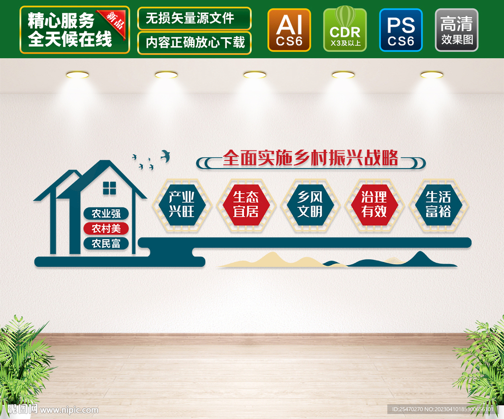 乡村振兴文化墙