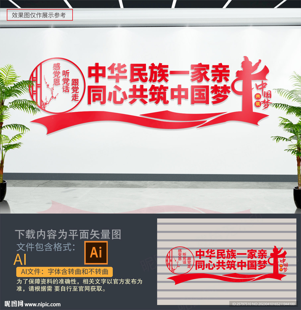 民族团结文化墙