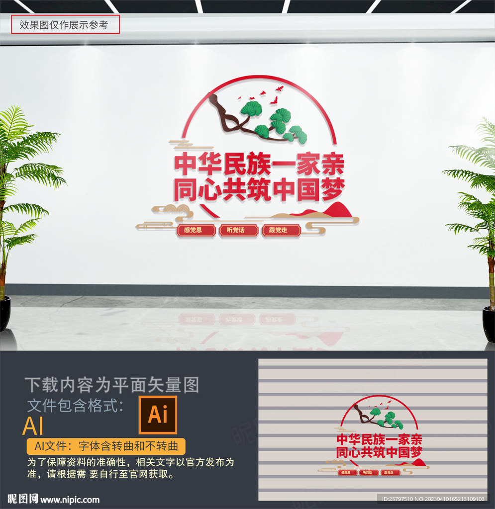 民族团结文化墙