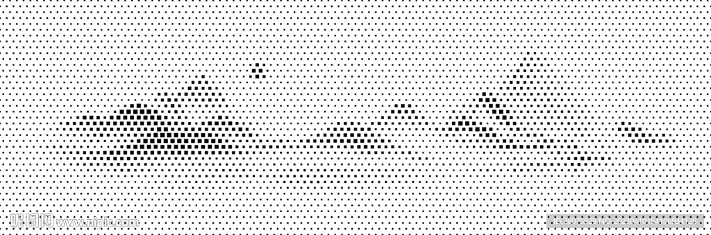 铝单板冲孔山水画