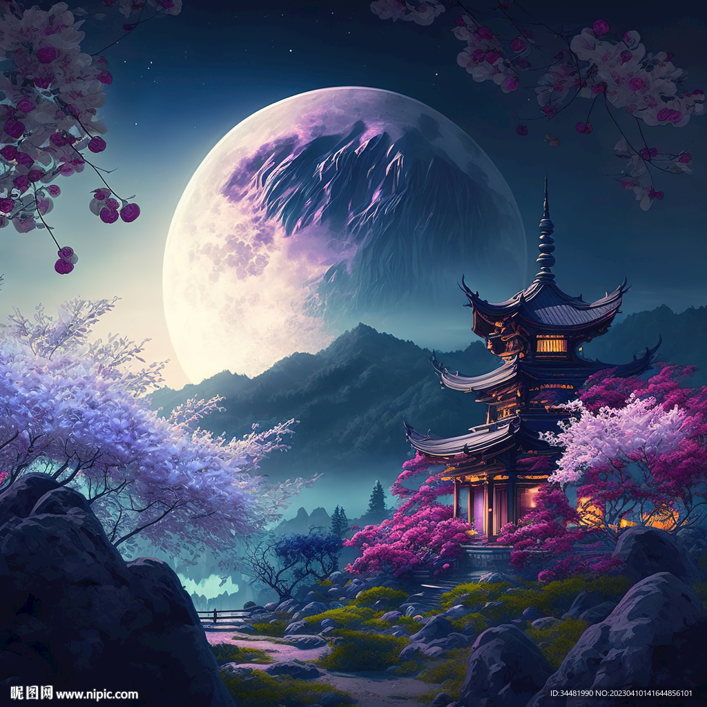 中秋节月亮素材