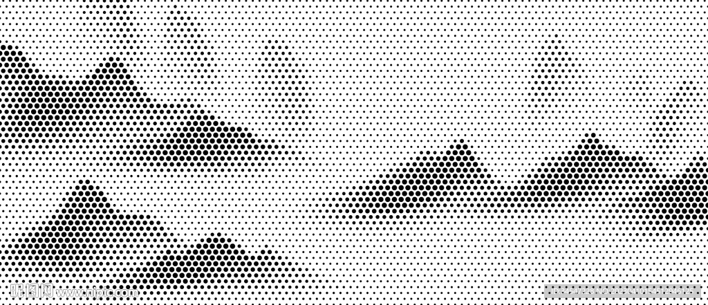 激光镂空山水图