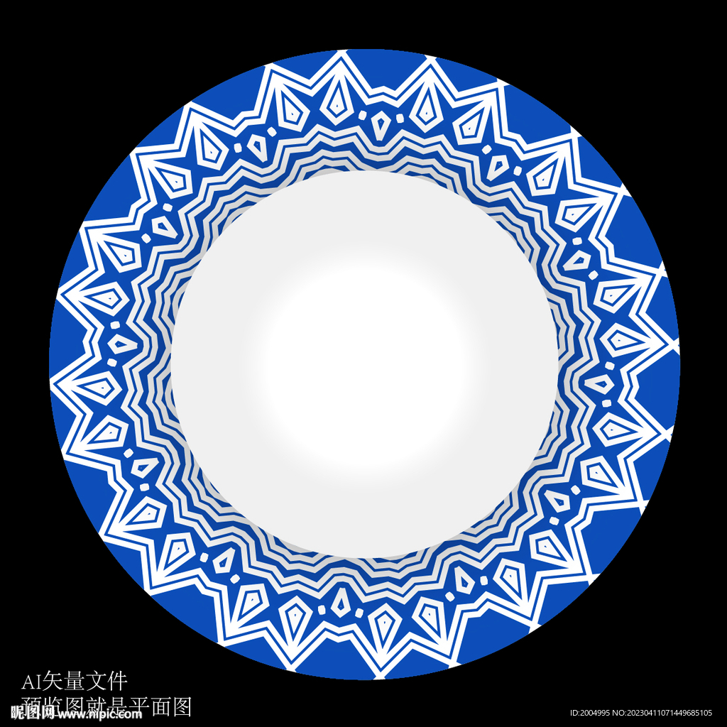 盘子餐具陶瓷碗花面图案