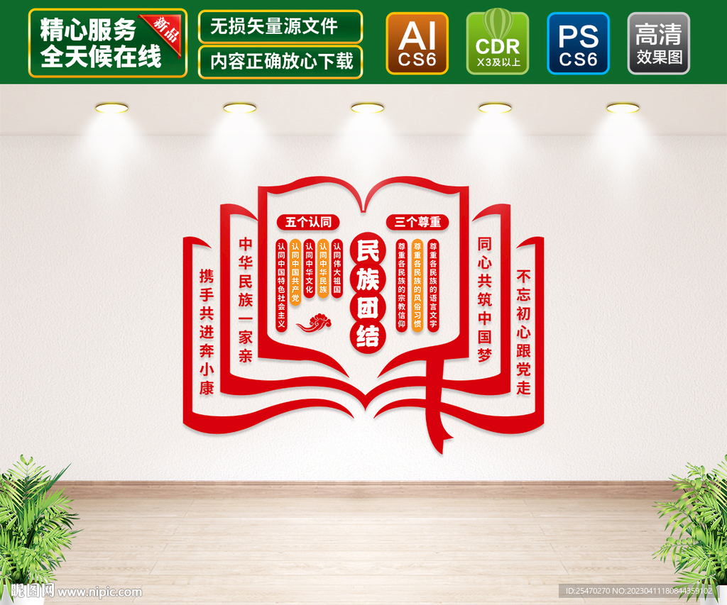 民族团结文化墙