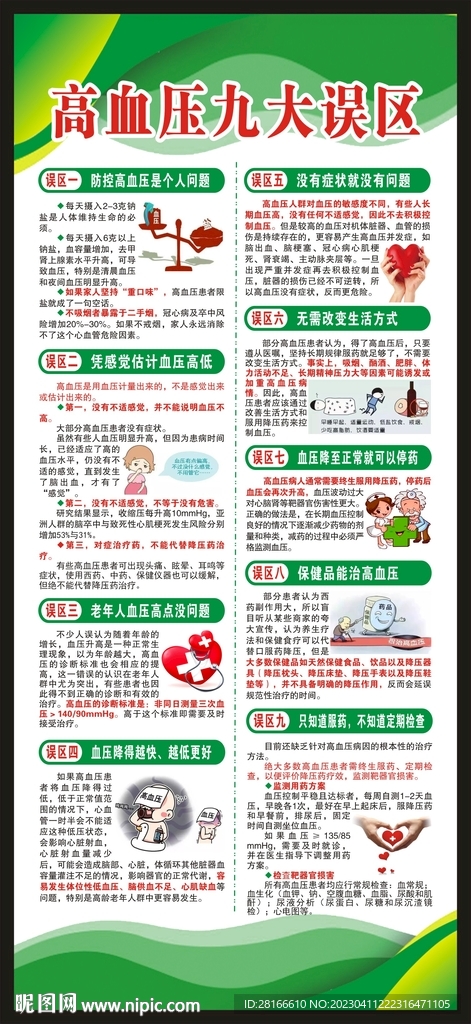 高血压日展架