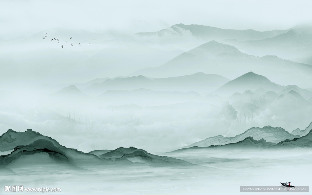 新款 最新高档山水 TiF分层