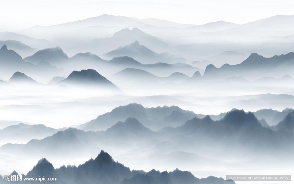 意境 最新高档山水 TiF分层