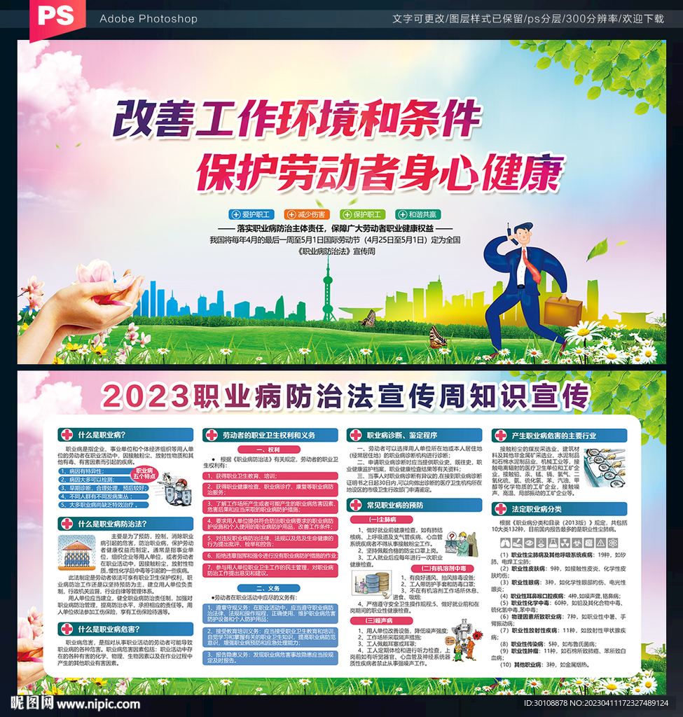 职业病宣传展板