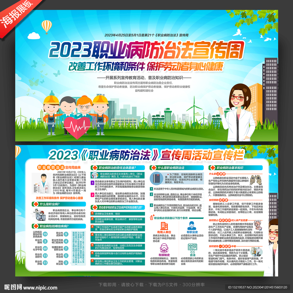 职业病展板
