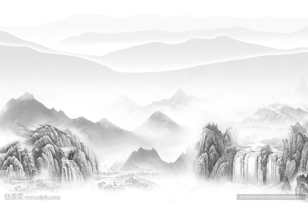 新中式背景墙