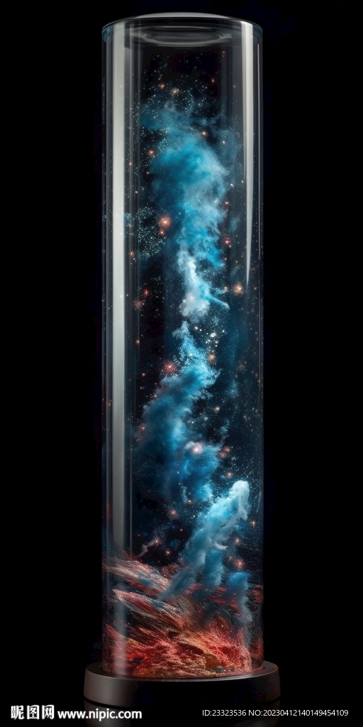 玻璃瓶中的宇宙手机壁纸