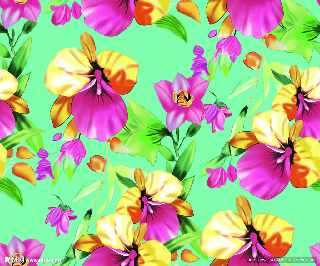  手绘花  