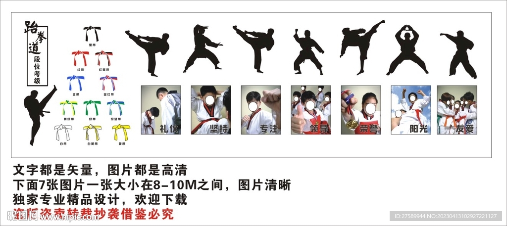 跆拳道海报
