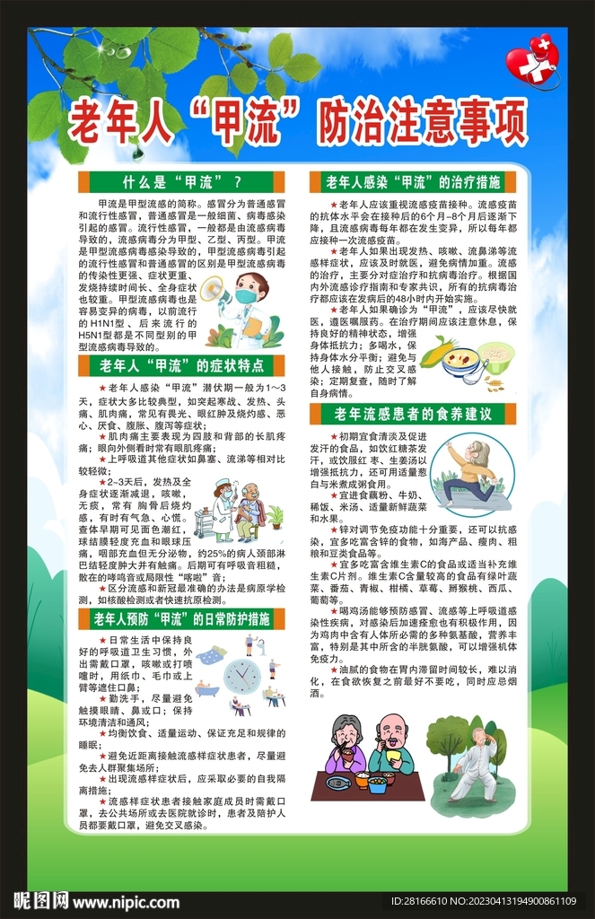 甲型流感海报