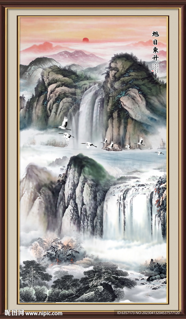 国画山水画