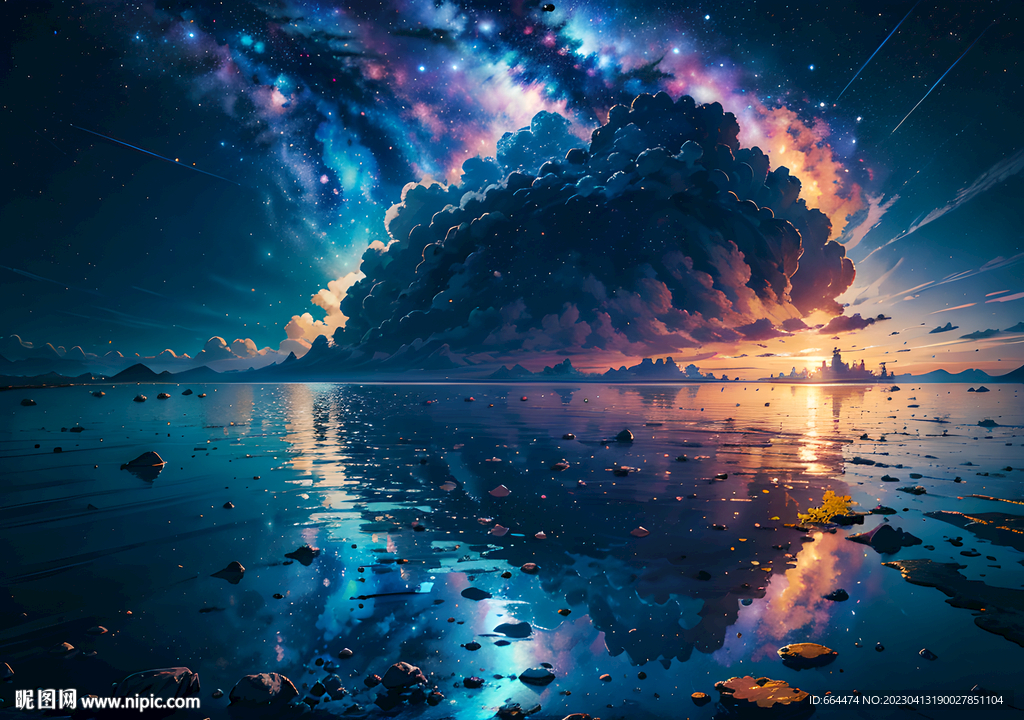 海面星空