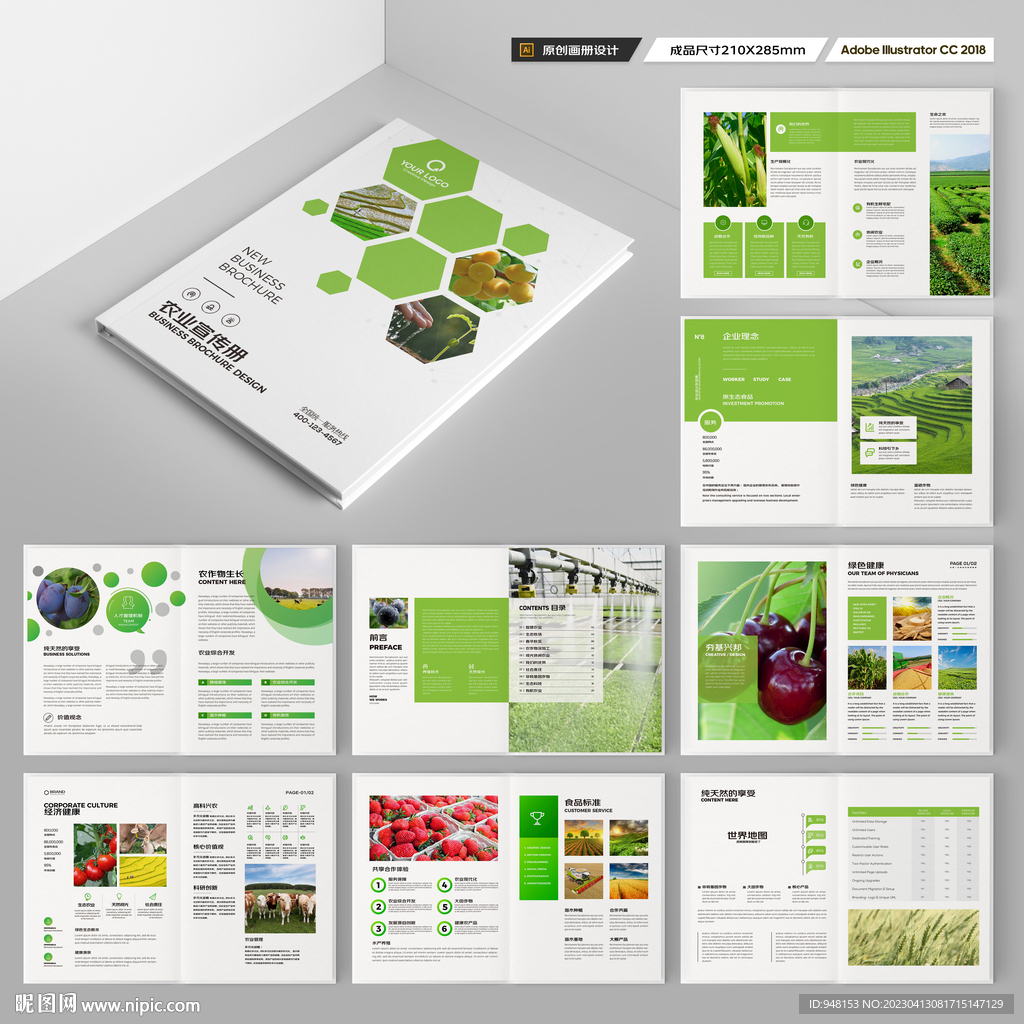 农业合作社画册