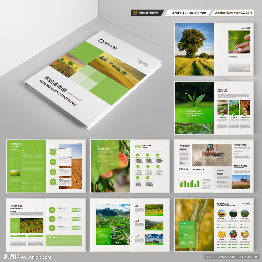 农业合作社画册