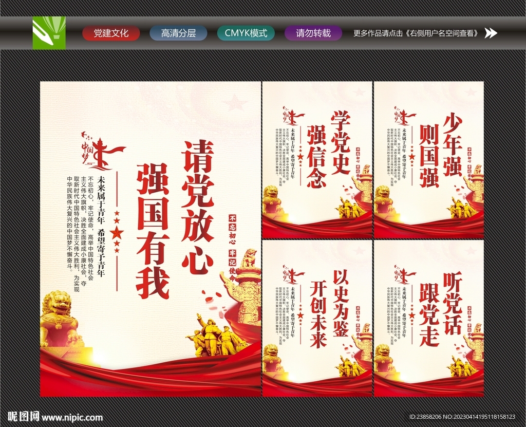 请党放心强国有我