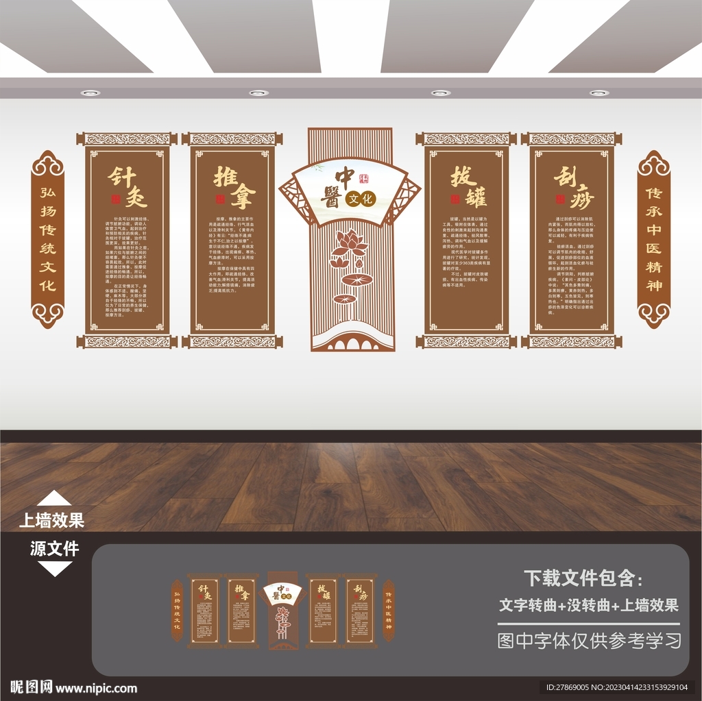 中医文化中医养生挂画挂图