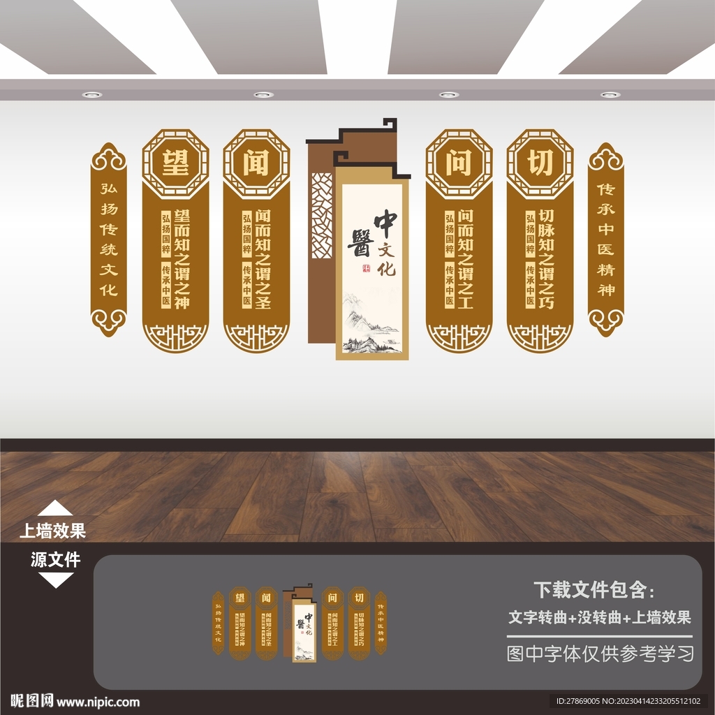 中医文化中医养生挂画挂图
