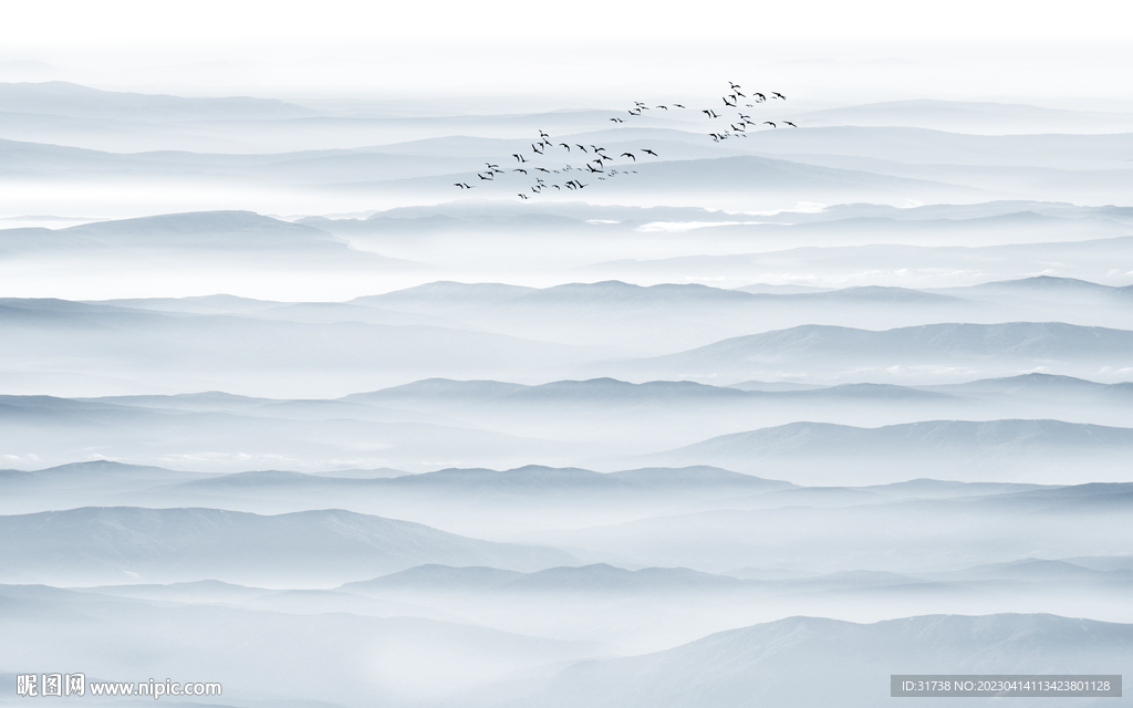 水墨山水画