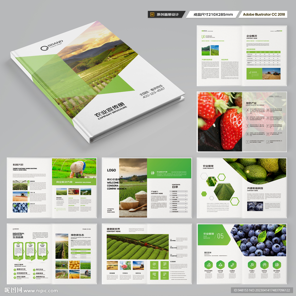 农业合作社画册