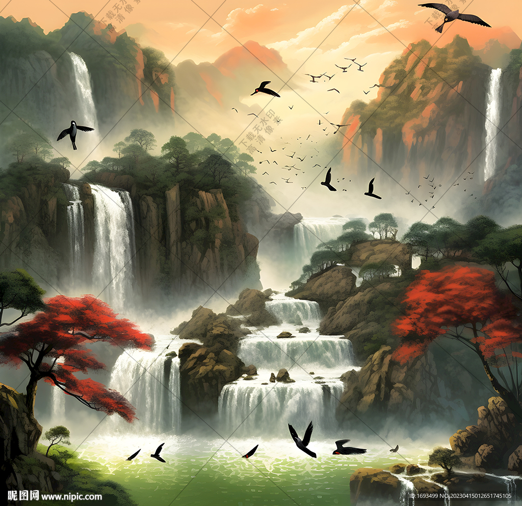 国画山水