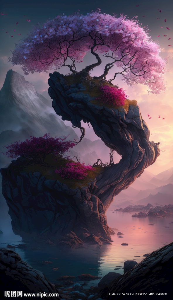 浪漫花树